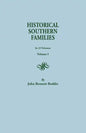 Historical Southern Families. in 23 Volumes. Volume I - Paperback