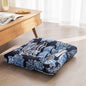 Japanese-Style Cotton Futon Floor Cushion (Round or Square)