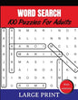 Word Search Puzzles For Adults Large Print With Solutions: Word Search Book for Adults, Teens 100 Puzzles Games with Solutions Cleverly Hidden Word Se - Paperback