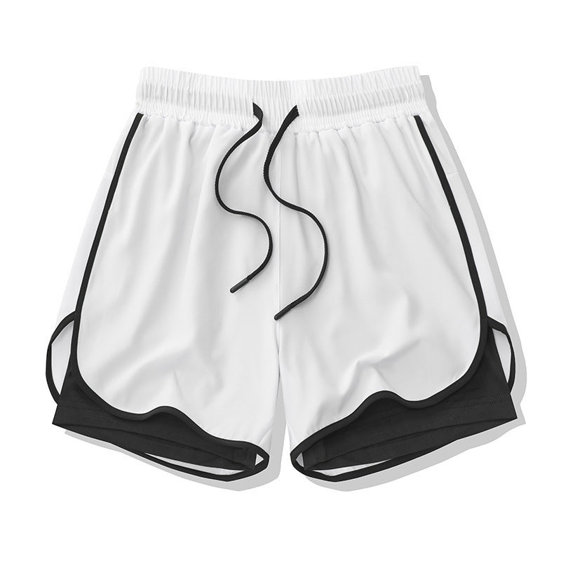 Mens Summer Fitness Shorts Set