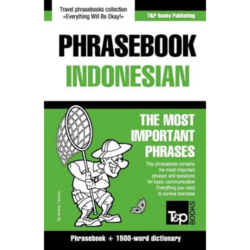 English-Indonesian phrasebook and 1500-word dictionary - Paperback