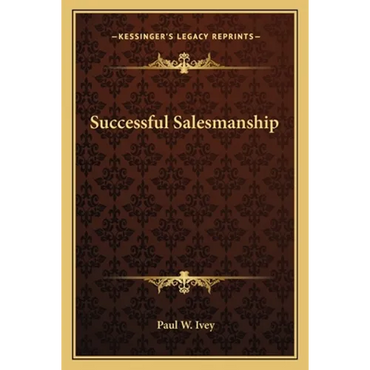 Successful Salesmanship - Paperback