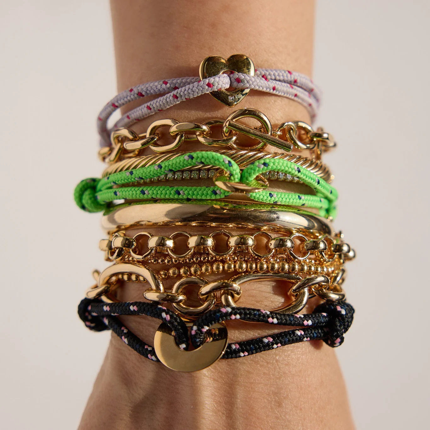 Colorful Dopamine Stainless Steel Bracelet