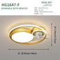 Nordic Light Luxury Simple Atmospheric Suction Fan Lamp