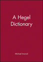 A Hegel Dictionary - Paperback