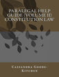 Paralegal Help Guide (Volume II) Constitution Law - Paperback