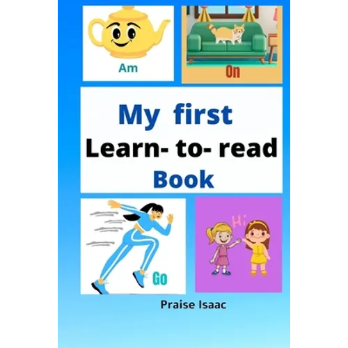 My first Learn-to-read Book - Paperback