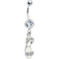 Crystalline Gem Beach Sandal Belly Ring