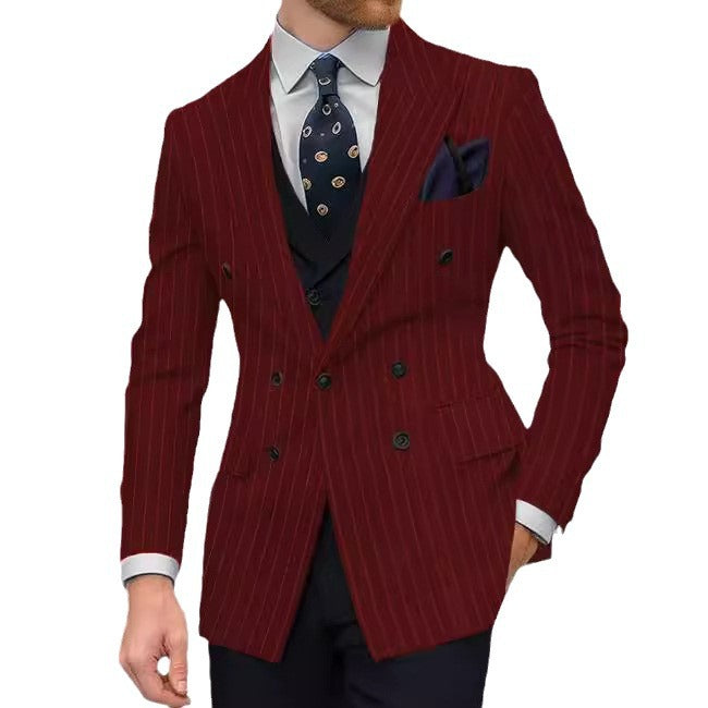 Business-Casual Tailored Suit Spring-Autumn Top For Men