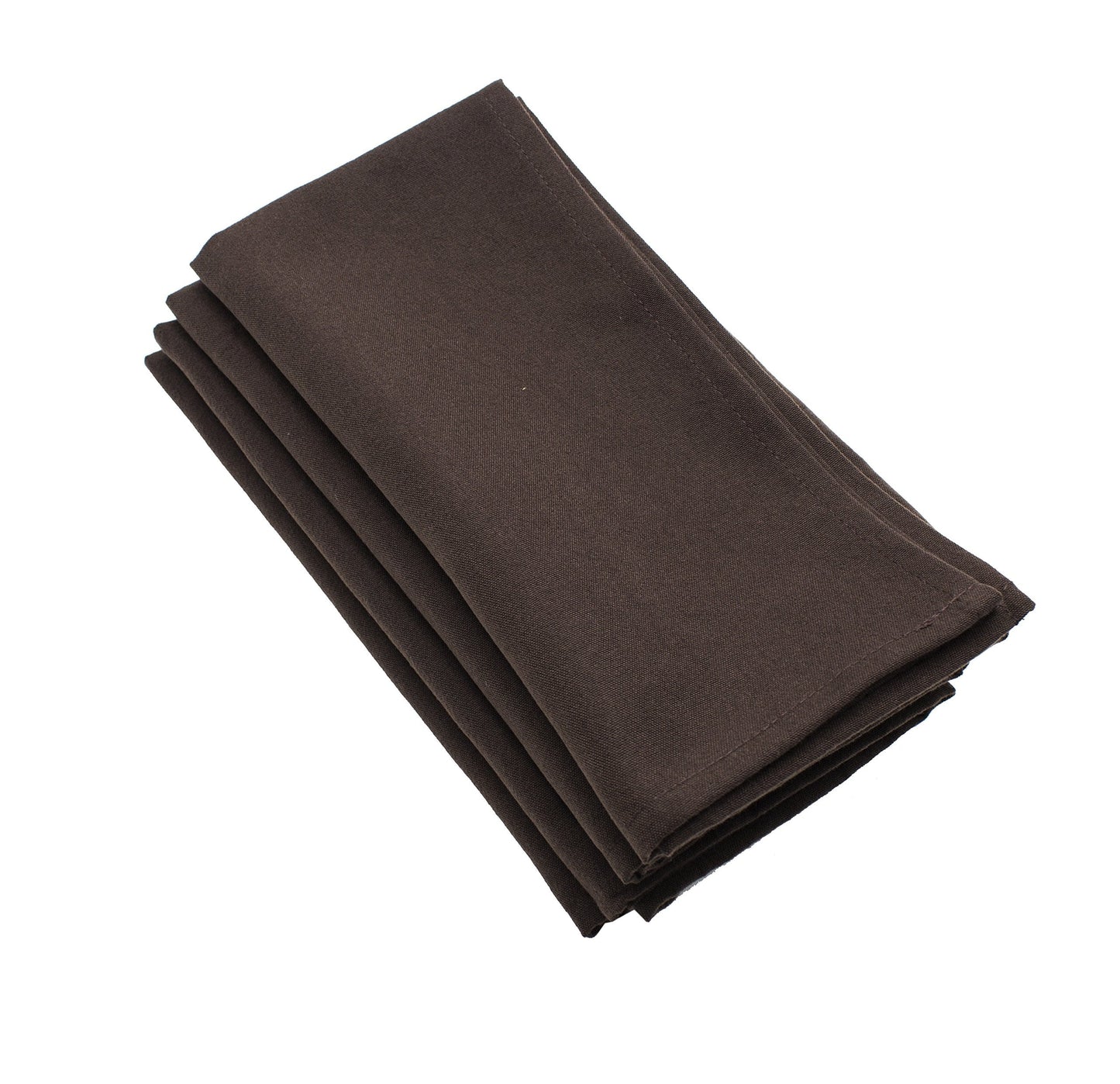 Fennco Styles Classic Solid Design Napkins, 20-inch Square, Set of 4