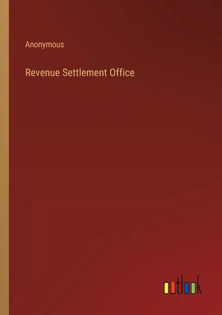 Revenue Settlement Office - Paperback