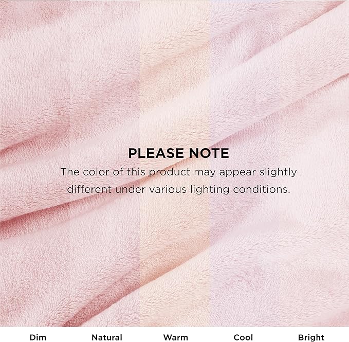 Bedsure Fleece Blanket Twin Size Pink - 300GSM Lightweight Plush Fuzzy Cozy Soft Blanket for Bed, Sofa, Couch, Travel, Camping, 60x80 inches