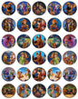 NATURAL BEHAVIOUR 30 Edible Cupcake Toppers Mystery Pup Dog Team Collection