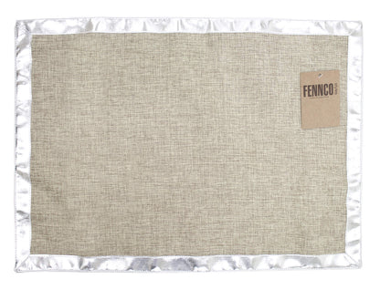 Fennco Styles Classic Solid Color Design Table Placemats