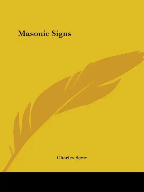 Masonic Signs - Paperback