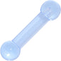 4G Baby Blue UV Acrylic Straight Barbell
