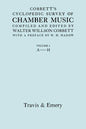 Cobbett's Cyclopedic Survey of Chamber Music. Vol.1 (A-H). (Facsimile of first edition). - Paperback