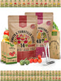 14 Tomato Seeds & 40 Vegetable Seeds Variety Pack Bundle, 27,025+ Non-GMO Heirloom Garden Seeds for Planting Tomatoes and Vegetables for Indoor & Outdoor Gardening