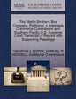 The Martin Brothers Box Company, Petitioner, V. Interstate Commerce Commission and Southern Pacific U.S. Supreme Court Transcript of Record with Suppo - Paperback