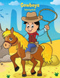 Cowboys Coloring Book 1 - Paperback