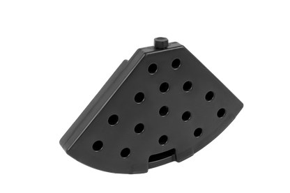 Patio Umbrella Base Fillable 4 Plate PE Black 42 LB Each Water Sand