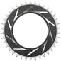 SRAM XX SL Eagle T-Type Thread Mount Chainring - 38t 12-Speed Thread Mount  For XX SL PM Spider 3mm Offset Aluminum BLK/Silver