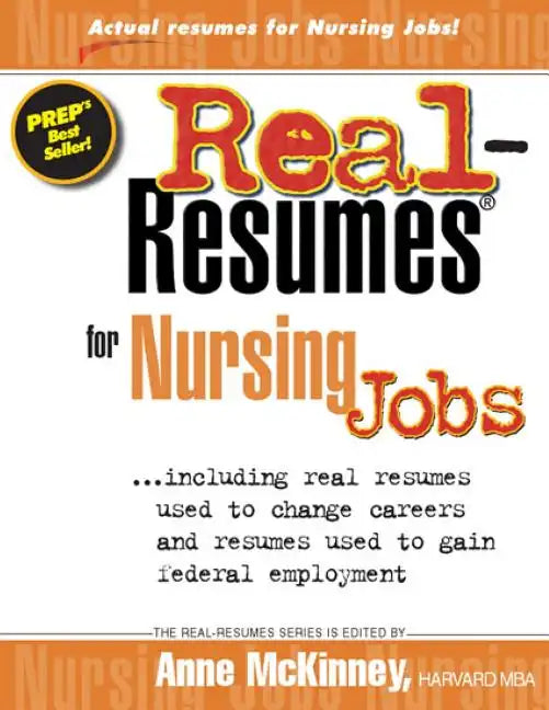 Real-Resumes for Nursing Jobs - Paperback