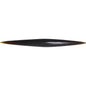 6G Organic Black Horn Straight Taper 4mm