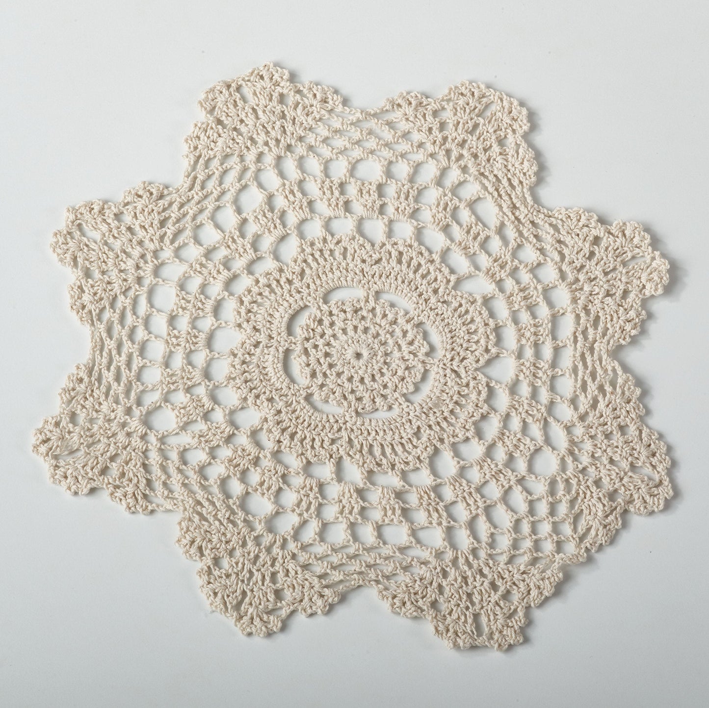 Fennco Styles Handmade Crochet Traycloth Cotton Doilies