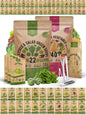 22 Lettuce & Salad Greens & 40 Vegetable Seeds Variety Pack Bundle, 50,700+ Non-GMO Heirloom Seeds for Planting Vegetables, Lettuce, and Salad Greens for Indoor & Outdoor Gardening