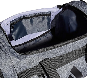 adidas Unisex Defender 4.0 Gym Duffel Bag for Men and Women, Jersey Onix Grey/Black, Medium (66L)