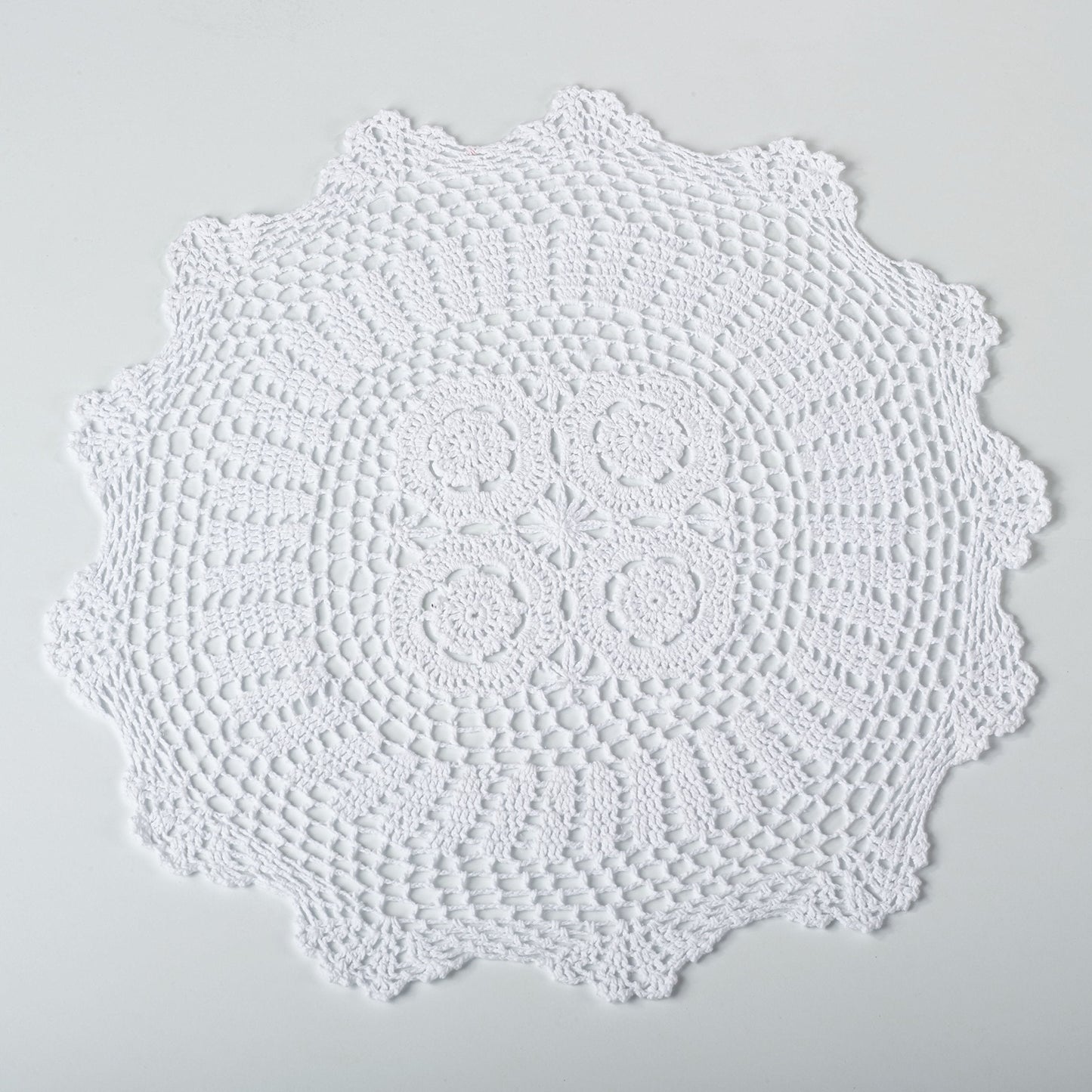 Fennco Styles Handmade Crochet Traycloth Cotton Doilies