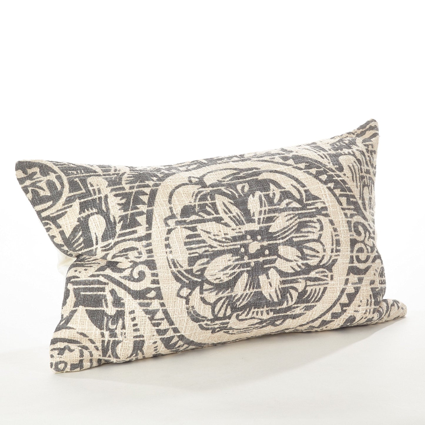 Fennco Styles French Knot Design Down Filled Cotton Throw Pillow