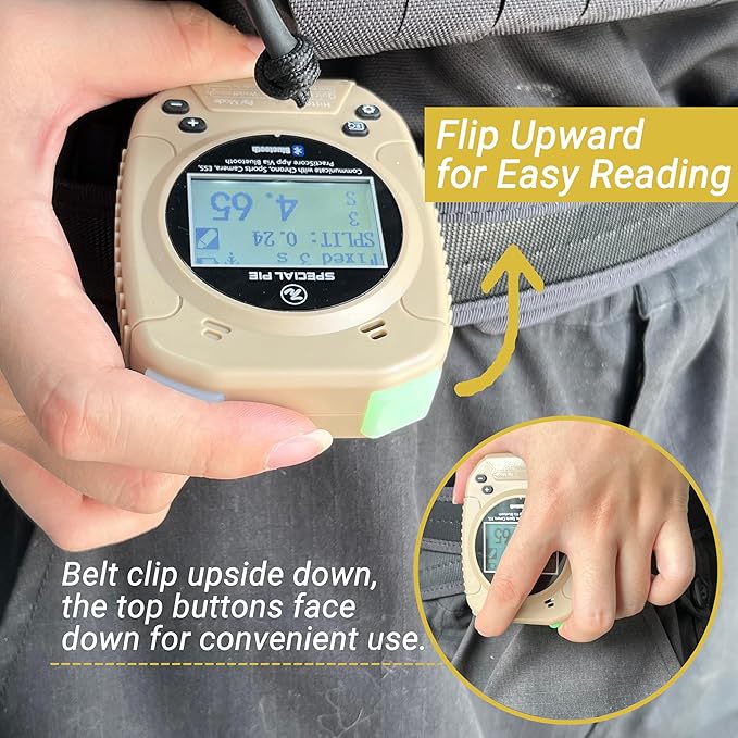 Shot Timer for Shooting - Upgraded Shooting Timer for Training & Dry Fire Practice, Loud Buzzer and Auto-Backlight, Ideal for IPSC, IDPA, USPSA