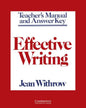 Effective Writing Teacher's Manual: Writing Skills for Intermediate Students of American English - Paperback