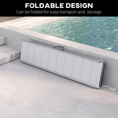 Aluminum Wheelchair Ramp 10 Ft Folding Portable 600 LB Capacity