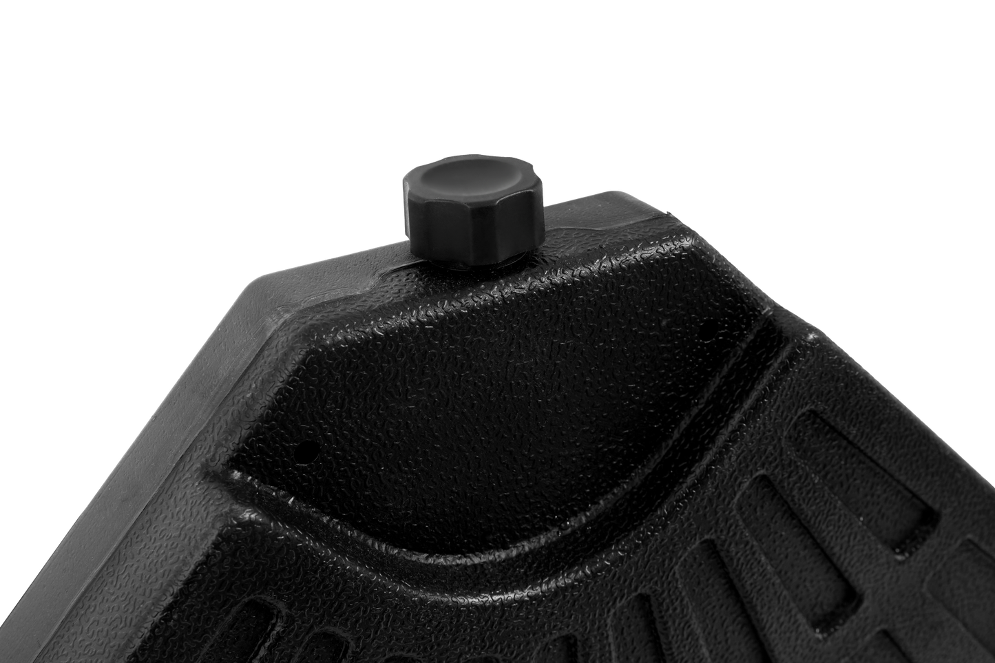 Patio Umbrella Base Fillable 4 Plate PE Black 42 LB Each Water Sand