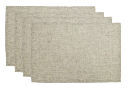Fennco Styles Classic Solid Color Design Table Placemats
