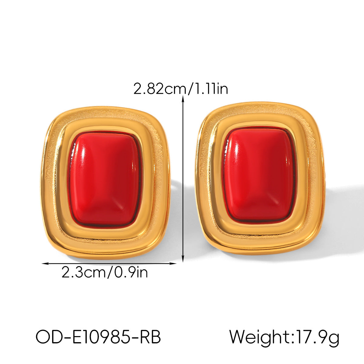 Vintage Personalized Non-fading Titanium Steel Earrings For Women