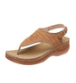 Summer Shoes Roman Retro Style Clip Toe Sandals Women Ankle Buckle Shoes