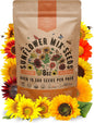 Marigold Seeds Pack 1 oz - Over 9,250 Non-GMO Heirloom Marigold Seeds for Planting Indoor & Outdoor Gardening, Flower Seed for Planting Home and Garden, Flowers Seed in Individual Packet