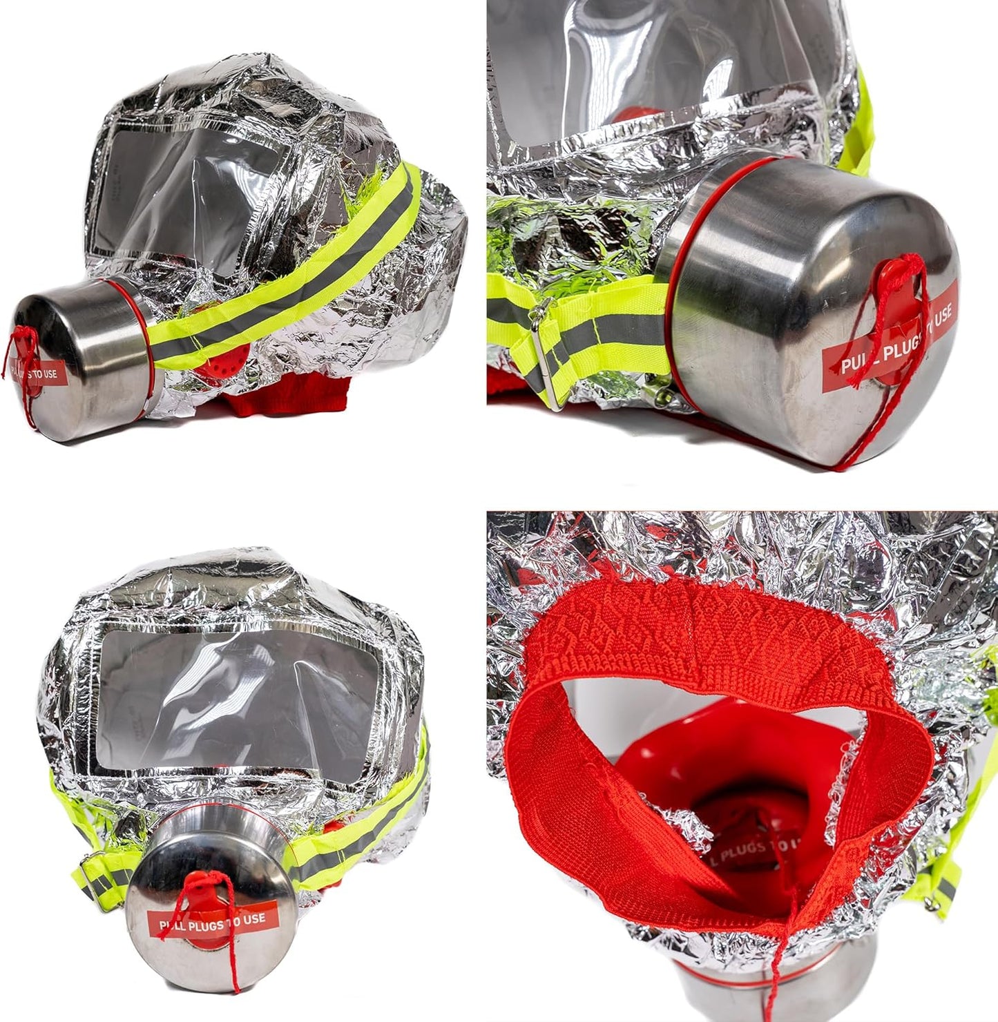 Fire Evacuation Mask & Fire Blanket | Emergency Fire Safety Kit for Home | Smoke Protection Survival Gear for Kids and Adults