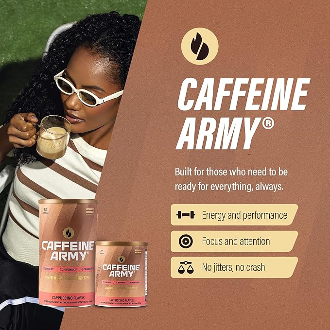 Caffeine Army Cappuccino Functional Coffee