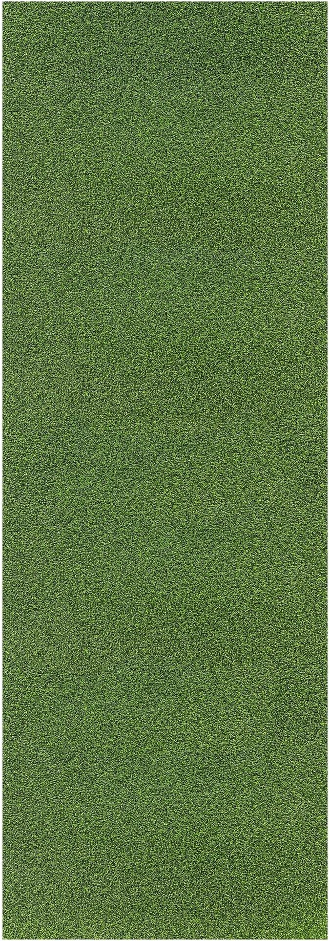 Ottomanson Artificial Turf Golf Hitting Mat 3' x 15' Indoor/Outdoor Waterproof Synthetic Fake Grass for Putting Practice Baseball Football Sports Gym Backyard, Custom Size 2' up to 30'