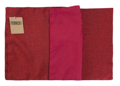 Fennco Styles Classic Solid Color Design Table Placemats