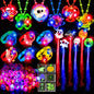 Grastfu 84 PCS Halloween Glow In The Dark Toys Party Favors Bulk Set