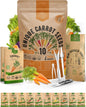 Organo Republic 8 Onion Seeds Variety Pack Heirloom, Non-GMO, Sets for Indoors, Outdoors Gardening. 2200+ Seeds: Walla Walla, Green Onion, Red Burgundy, White & Yellow Sweet Spanish Onions