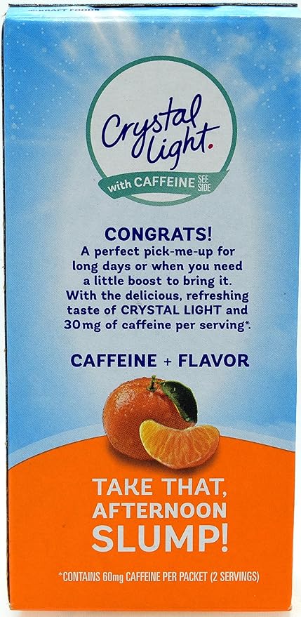 Crystal Light on the Go Energy Citrus, 10 Packets (2-Pack)