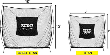 IZZO Titan Golf Practice Hitting Net