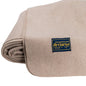 Arcturus Bighorn 100% Virgin Wool Blanket | Heirloom-Quality Wool Bedding for Home & Cabin | Warm, Thick & Durable (Queen Size, Steel Blue)